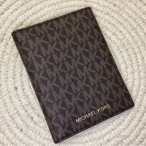 Michael Kors bi-fold travel passport wallet